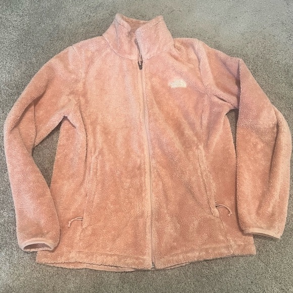 North Face Women's Osito Fleece Jacket Pink Medium - Picture 3 of 11